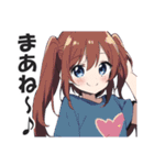 ドヤガール【ドヤ顔・キメ顔・上から目線】（個別スタンプ：6）