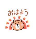 7月8月のくまさん（個別スタンプ：25）