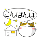 三毛猫★吹き出し 大人 敬語（個別スタンプ：9）
