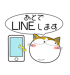 三毛猫★吹き出し 大人 敬語（個別スタンプ：35）