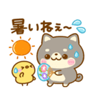 夏の気遣い♡豆柴日和（個別スタンプ：3）