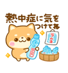 夏の気遣い♡豆柴日和（個別スタンプ：4）