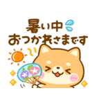 夏の気遣い♡豆柴日和（個別スタンプ：5）