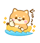 夏の気遣い♡豆柴日和（個別スタンプ：30）