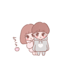 動く！大好きな❤へ送る「彼氏と彼女」（個別スタンプ：7）