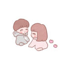 動く！大好きな❤へ送る「彼氏と彼女」（個別スタンプ：13）