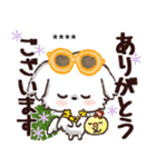 モコモコになりたいワンコ♡夏♡愛犬シロ（個別スタンプ：10）