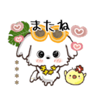 モコモコになりたいワンコ♡夏♡愛犬シロ（個別スタンプ：39）
