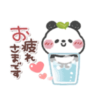 とっても使える❤パンダさん3 (夏・挨拶)（個別スタンプ：3）