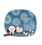 まるいやつらとトリさん☆季節の敬語(初夏)（個別スタンプ：11）