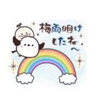 まるいやつらとトリさん☆季節の敬語(初夏)（個別スタンプ：33）