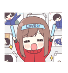 すきがあふれる！かまちょなジャージちゃん（個別スタンプ：16）