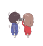すきがあふれる！かまちょなジャージちゃん（個別スタンプ：22）