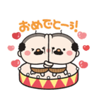 飛び出す☆小さいおじさん誕生日＆お祝い（個別スタンプ：12）