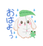 ベイビーうさぎさん「夏」（個別スタンプ：1）