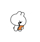 すこぶる動くウサギ【プチ】(敬語)（個別スタンプ：20）