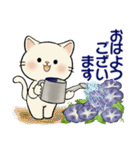 ほのぼの猫さん ♡ 夏のあるある（個別スタンプ：1）