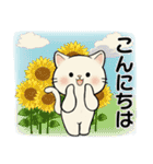ほのぼの猫さん ♡ 夏のあるある（個別スタンプ：3）