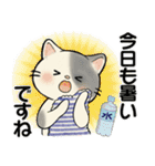 ほのぼの猫さん ♡ 夏のあるある（個別スタンプ：6）