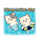 ほのぼの猫さん ♡ 夏のあるある（個別スタンプ：20）