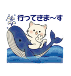 ほのぼの猫さん ♡ 夏のあるある（個別スタンプ：36）