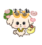 モコモコになりたいワンコ♡夏♡トイプー（個別スタンプ：39）