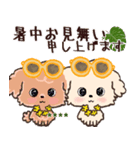 モコモコになりたいワンコ♡夏♡トイプー（個別スタンプ：40）