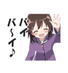 パジャマ女子のおやすみスタンプ（個別スタンプ：12）