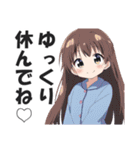 パジャマ女子のおやすみスタンプ（個別スタンプ：25）