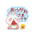 夏☆うさっぴ 5（個別スタンプ：25）