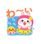 夏☆うさっぴ 5（個別スタンプ：30）