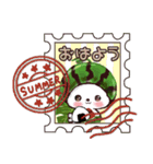 【夏】スイカたろう♡ぬいぐるみ入り♡挨拶（個別スタンプ：6）