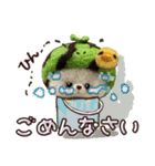 【夏】スイカたろう♡ぬいぐるみ入り♡挨拶（個別スタンプ：17）