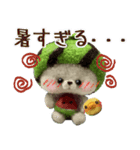 【夏】スイカたろう♡ぬいぐるみ入り♡挨拶（個別スタンプ：24）
