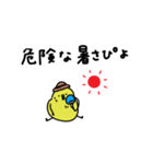ぴよ吉。ゆるい。夏編。（個別スタンプ：3）