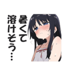 真夏の暑さを嘆くスタンプ【暑い・挨拶】（個別スタンプ：22）