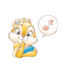 ほんわかイラスト風♪チップとデール（個別スタンプ：7）