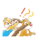 ほんわかイラスト風♪チップとデール（個別スタンプ：28）