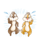 ほんわかイラスト風♪チップとデール（個別スタンプ：38）