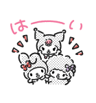 毎日つかえる♪マイメロディ（モノトーン）（個別スタンプ：6）