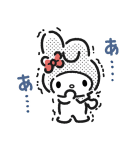 毎日つかえる♪マイメロディ（モノトーン）（個別スタンプ：29）