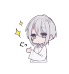 キミと仲よし、ほのぼの被検体くん。（個別スタンプ：3）