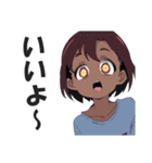 ホラー系猟奇的サイコパスガール（個別スタンプ：3）