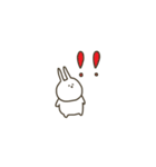 うさぎだけ。ミニ。（個別スタンプ：21）