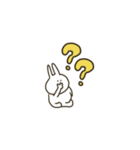 うさぎだけ。ミニ。（個別スタンプ：23）