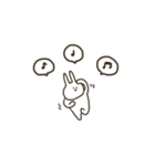 うさぎだけ。ミニ。（個別スタンプ：31）