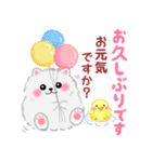 ポメラニアンぽちゃん「長文」（個別スタンプ：14）