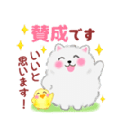 ポメラニアンぽちゃん「長文」（個別スタンプ：23）