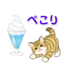 夏のにゃんころりん（個別スタンプ：35）