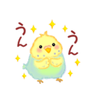 家族の連絡☆ 仲良しインコさん（個別スタンプ：8）